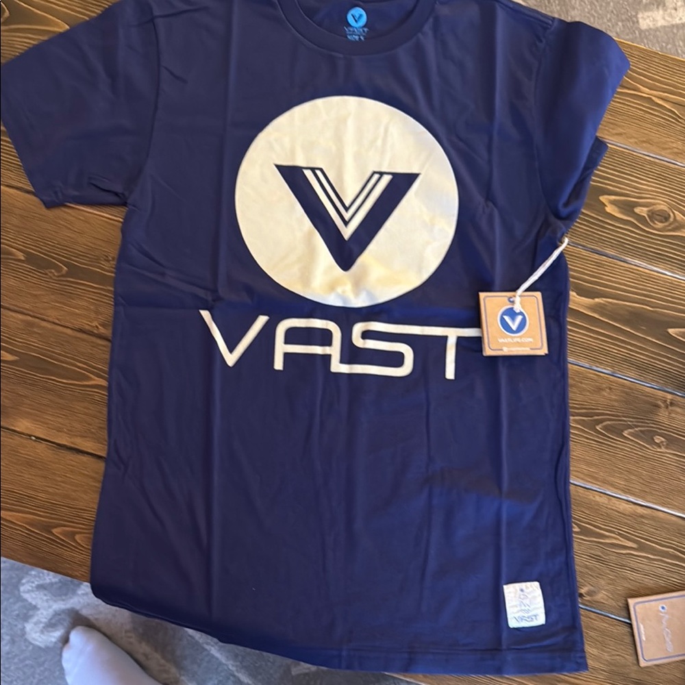 Vast Life Navy Blue Graphic T-Shirt